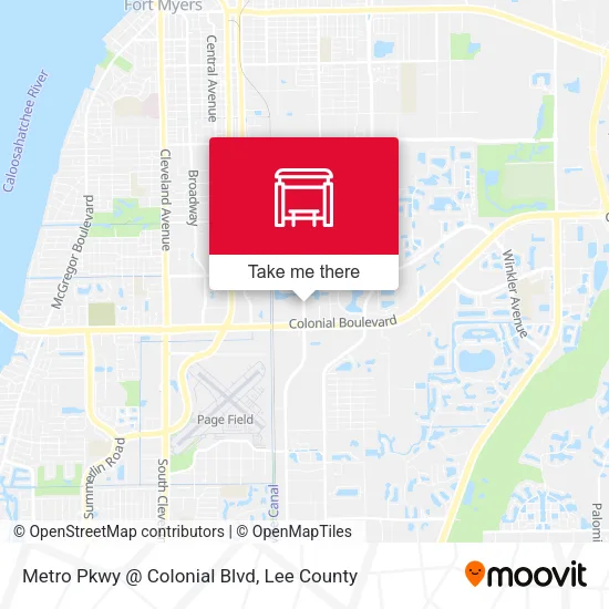Mapa de Metro Pkwy @ Colonial Blvd