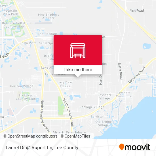 Mapa de Laurel Dr @ Rupert Ln