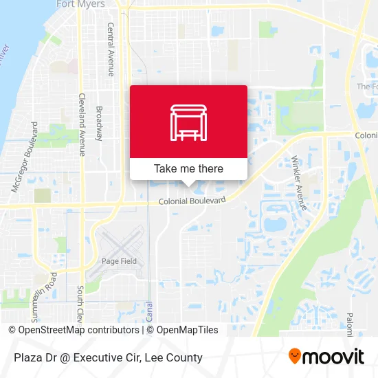 Plaza Dr @ Executive Cir map