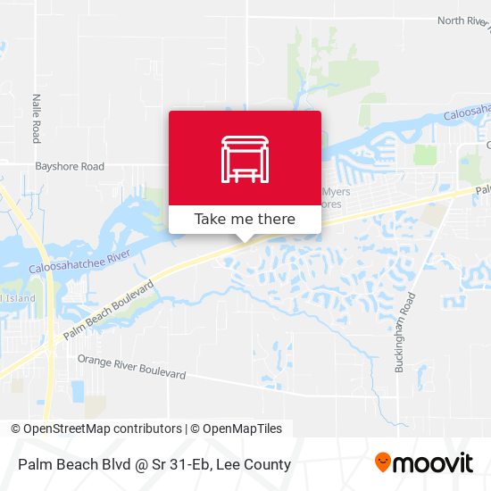 Mapa de Palm Beach Blvd @ Sr 31-Eb