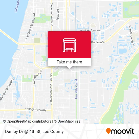 Danley Dr @ 4th St map