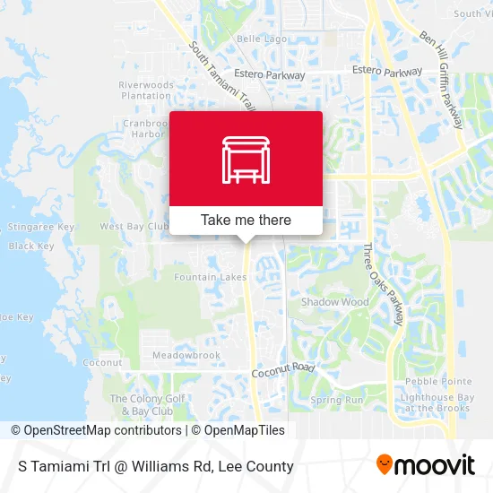 Mapa de S Tamiami Trl @ Williams Rd
