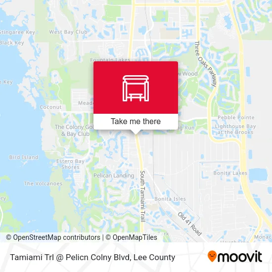 Mapa de Tamiami Trl @ Pelicn Colny Blvd