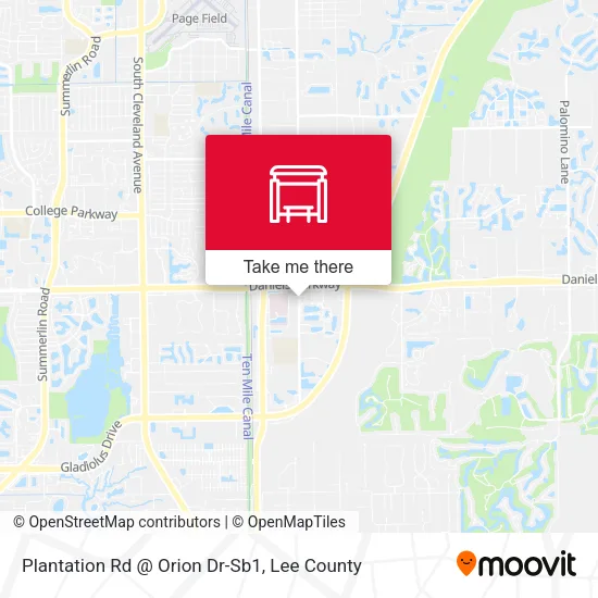 Mapa de Plantation Rd @ Orion Dr-Sb1