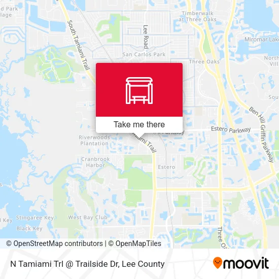 Mapa de N Tamiami Trl @ Trailside Dr