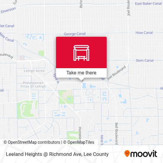 Leeland Heights @ Richmond Ave map