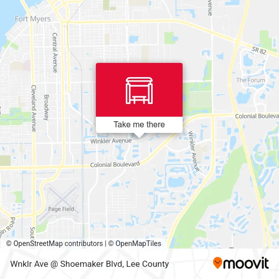 Mapa de Wnklr Ave @ Shoemaker Blvd