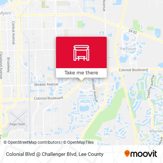 Colonial Blvd @ Challenger Blvd map
