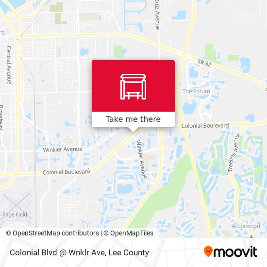 Colonial Blvd @ Wnklr Ave map
