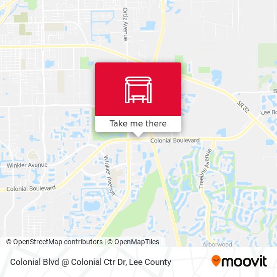Colonial Blvd @ Colonial Ctr Dr map