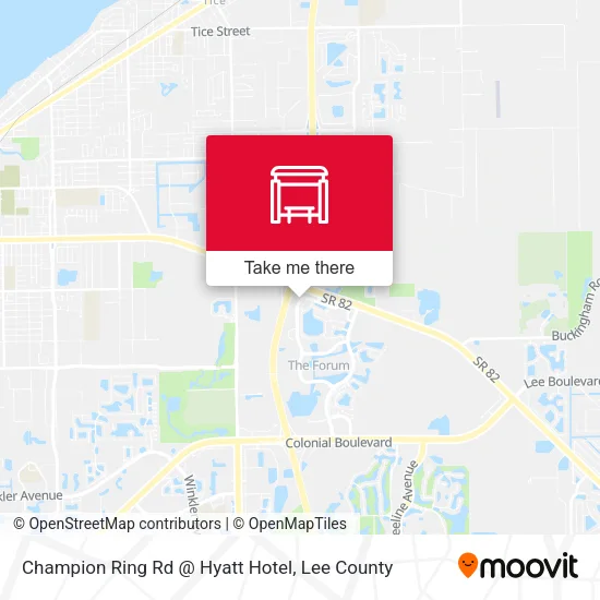 Mapa de Champion Ring Rd @ Hyatt Hotel