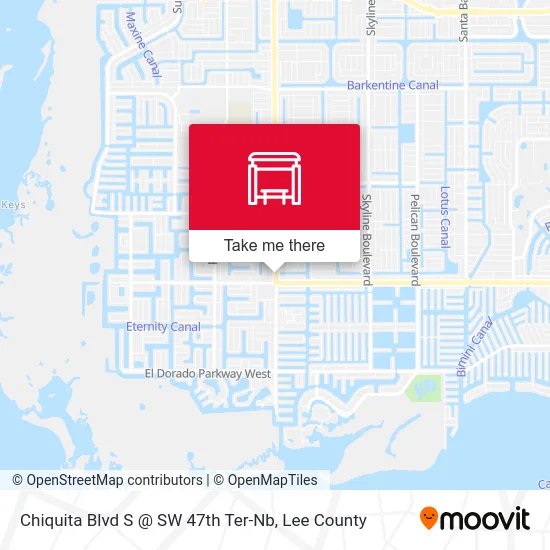 Chiquita Blvd S @ SW 47th Ter-Nb map