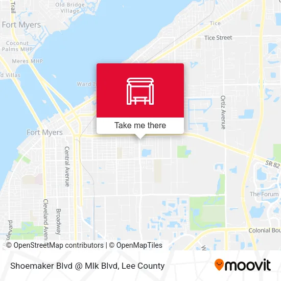 Mapa de Shoemaker Blvd @ Mlk Blvd