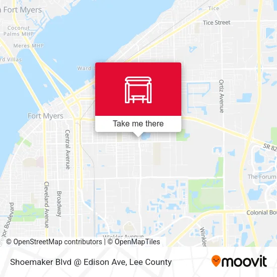 Mapa de Shoemaker Blvd @ Edison Ave
