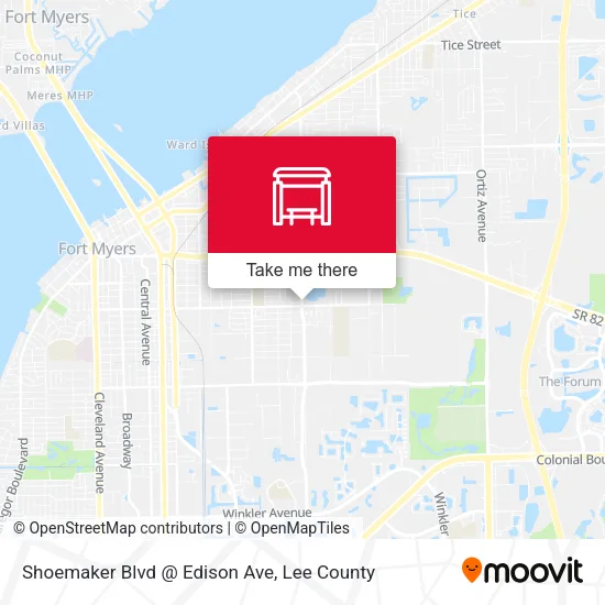 Mapa de Shoemaker Blvd @ Edison Ave