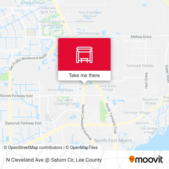 Mapa de N Cleveland Ave @ Saturn Cir