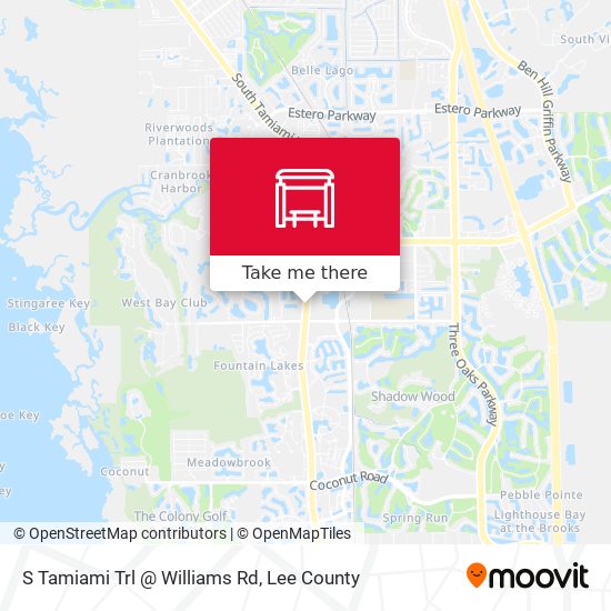 S Tamiami Trl @ Williams Rd map