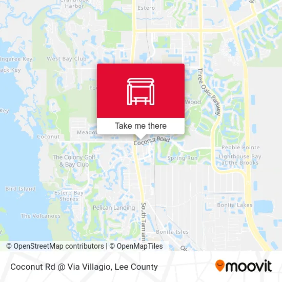 Coconut Rd @ Via Villagio map