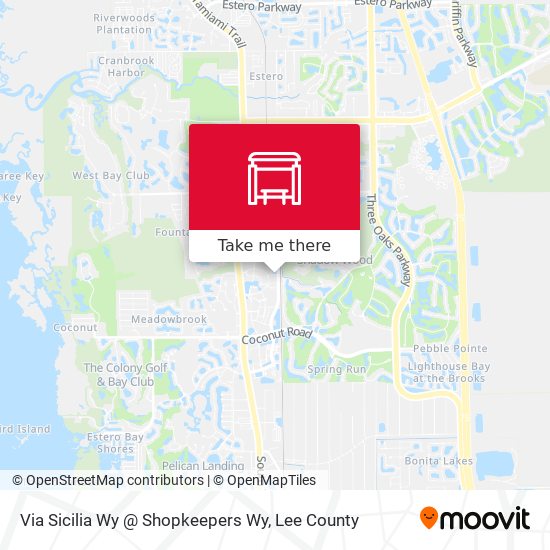 Via Sicilia Wy @ Shopkeepers Wy map