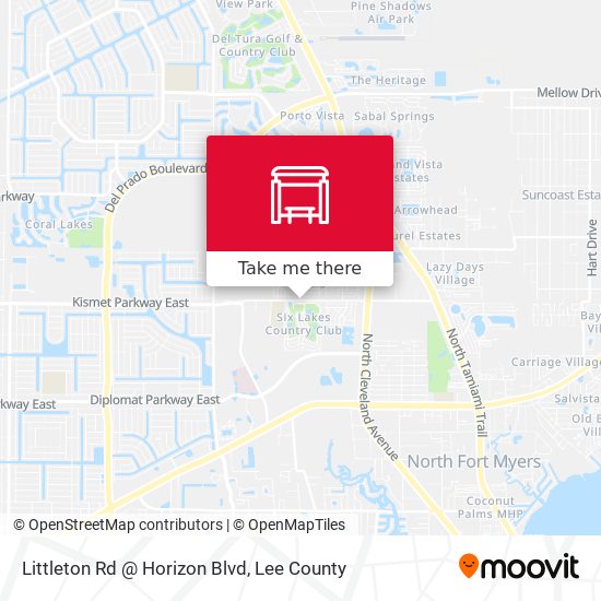 Littleton Rd @ Horizon Blvd map