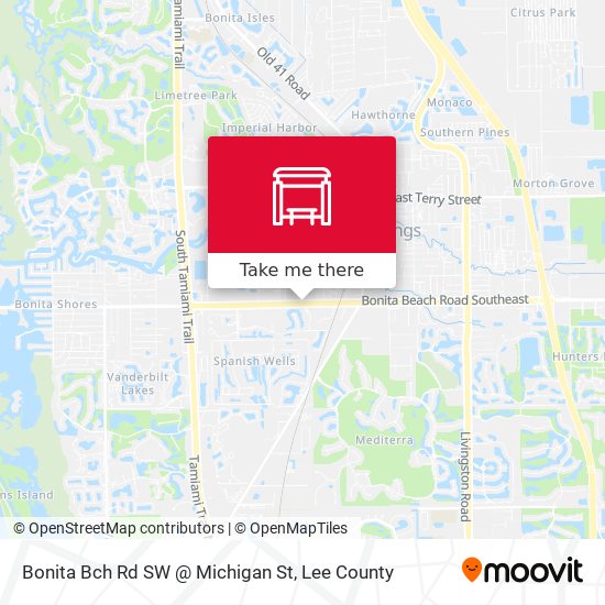 Bonita Bch Rd SW @ Michigan St map