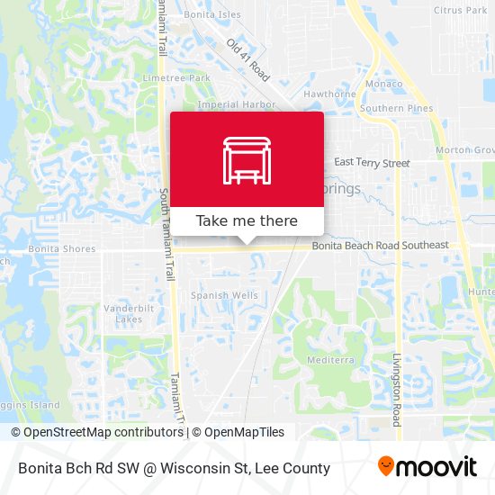 Bonita Bch Rd SW @ Wisconsin St map