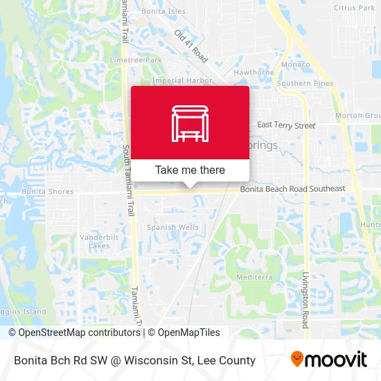 Bonita Bch Rd SW @ Wisconsin St map