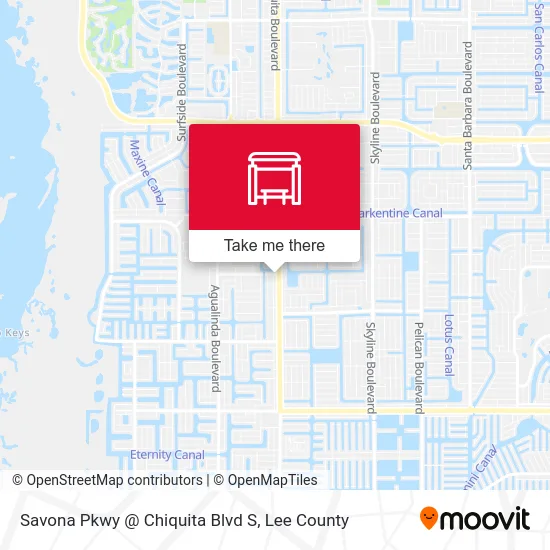 Savona Pkwy @ Chiquita Blvd S map