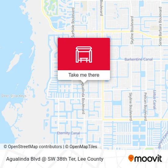 Agualinda Blvd @ SW 38th Ter map