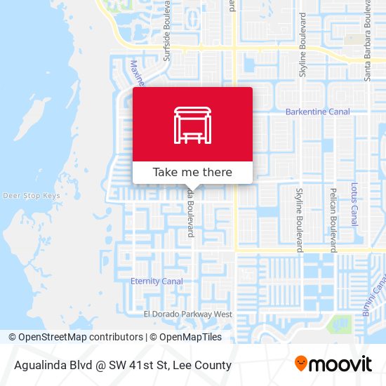 Mapa de Agualinda Blvd @ SW 41st St