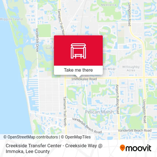 Creekside Transfer Center - Creekside Way @ Immoka map