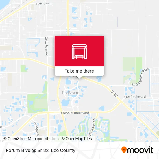 Forum Blvd @ Sr 82 map