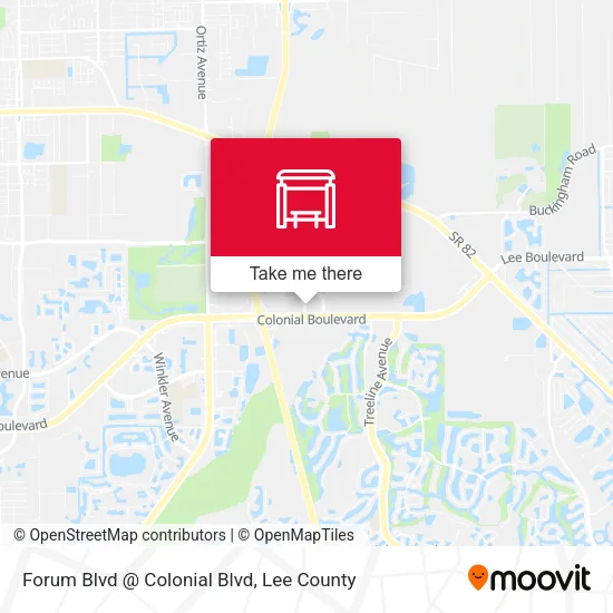 Mapa de Forum Blvd @ Colonial Blvd