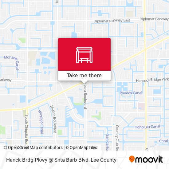 Mapa de Hanck Brdg Pkwy @ Snta Barb Blvd