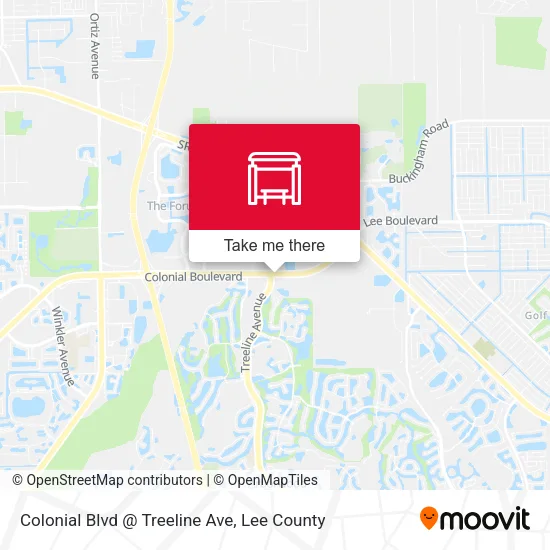 Mapa de Colonial Blvd @ Treeline Ave