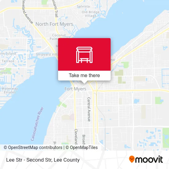 Mapa de Lee Str - Second Str