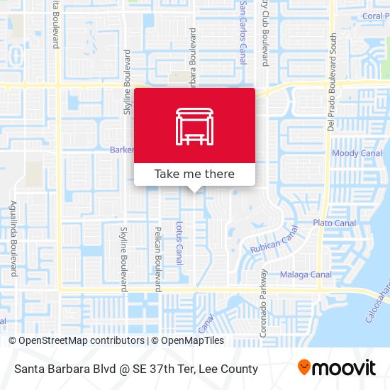Mapa de Santa Barbara Blvd @ SE 37th Ter