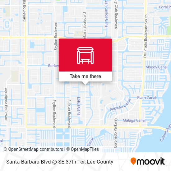 Mapa de Santa Barbara Blvd @ SE 37th Ter