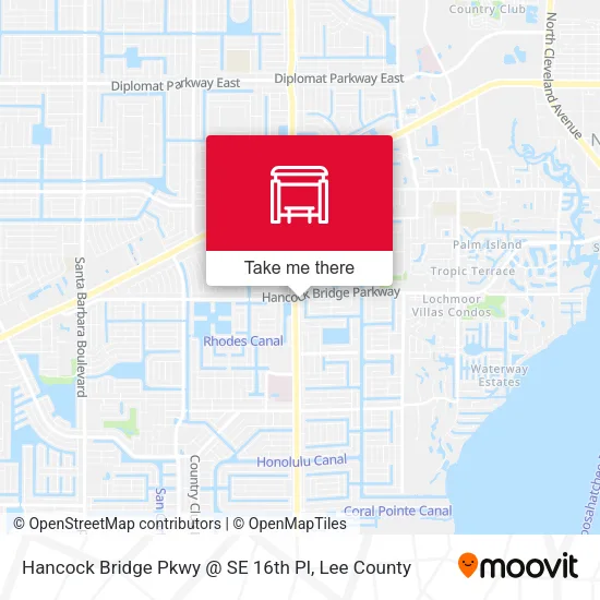 Mapa de Hancock Bridge Pkwy @ SE 16th Pl