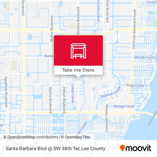 Santa Barbara Blvd @ SW 38th Ter map
