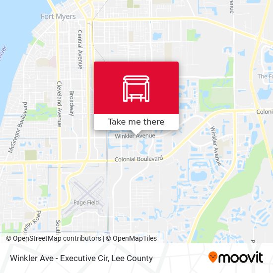 Winkler Ave - Executive Cir map