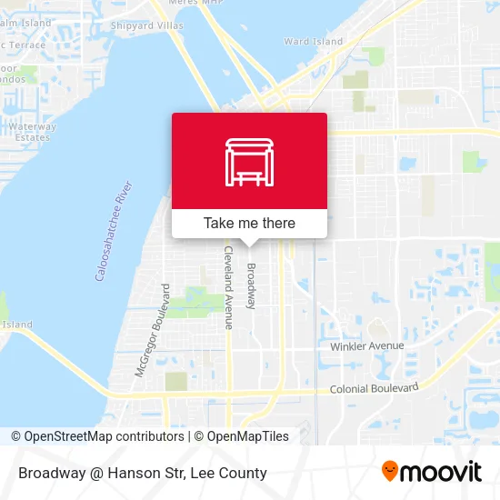 Broadway @ Hanson Str map