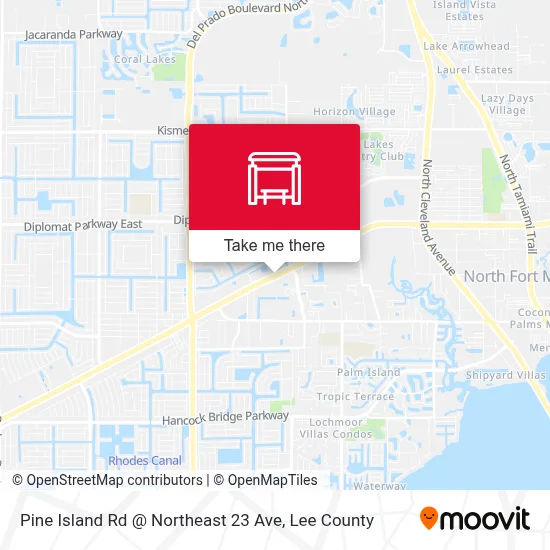 Pine Island Rd @ Northeast 23 Ave map