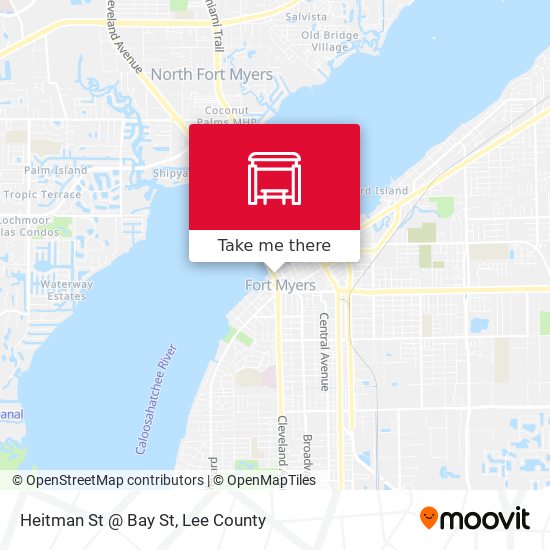 Heitman St @ Bay St map