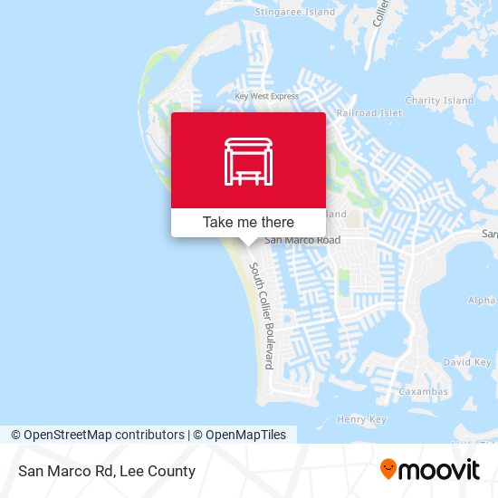 San Marco Rd map