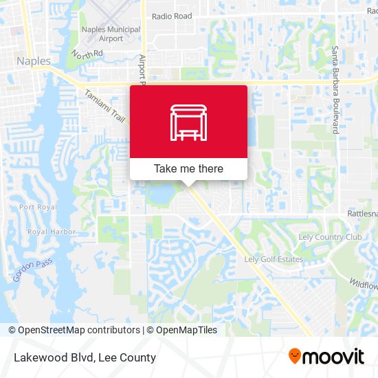 Mapa de Lakewood Blvd
