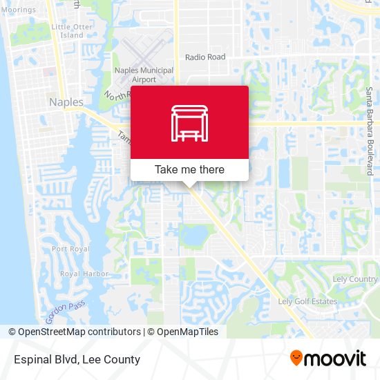 Mapa de Espinal Blvd