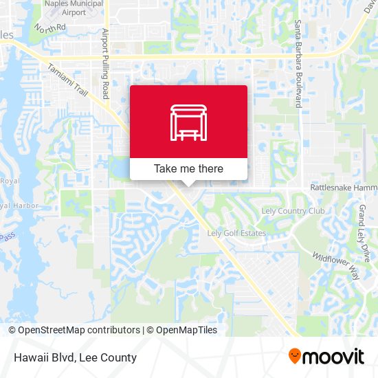 Mapa de Hawaii Blvd