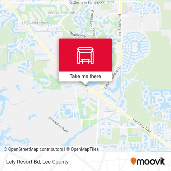 Lely Resort Bd map
