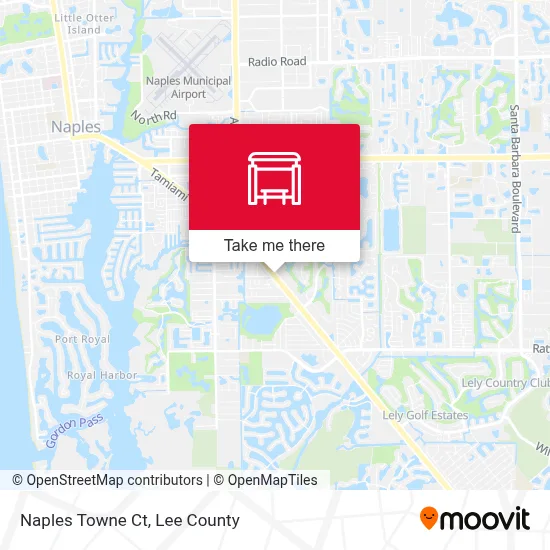 Naples Towne Ct map